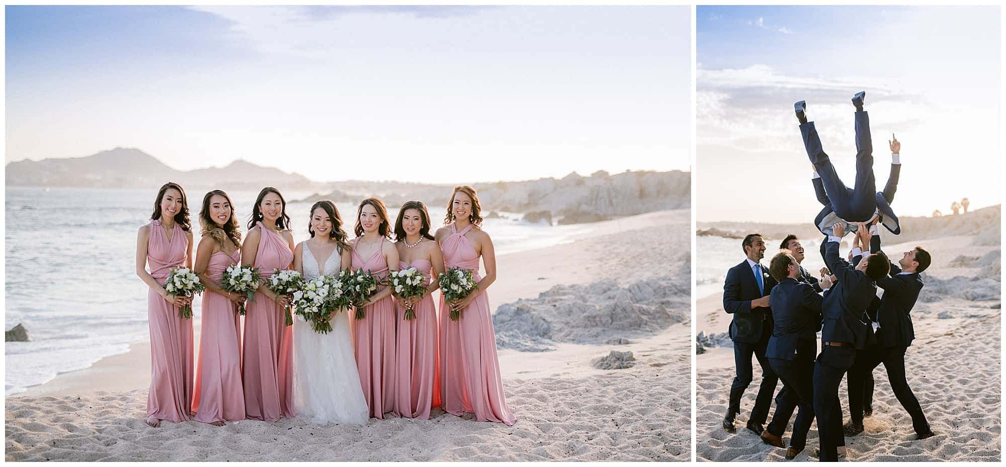 bridal party at The Cape
